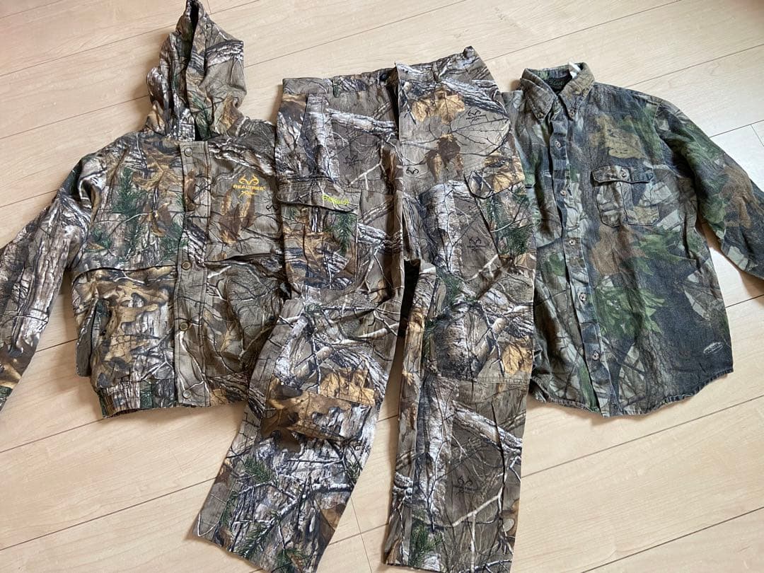 古着USセット迷彩服 長袖シャツ