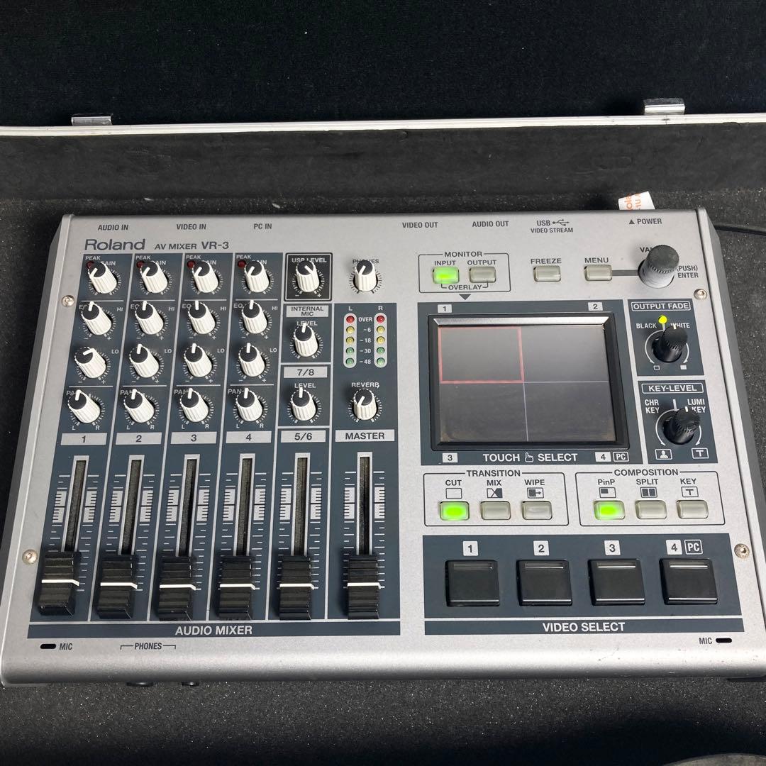 美品 Roland AVミキサー VR-3 アタッシュケース付属