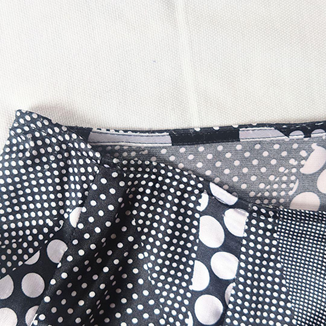 フラメンコ衣装　ファルダとピキージョセット　大小水玉　黒　５段　スカート