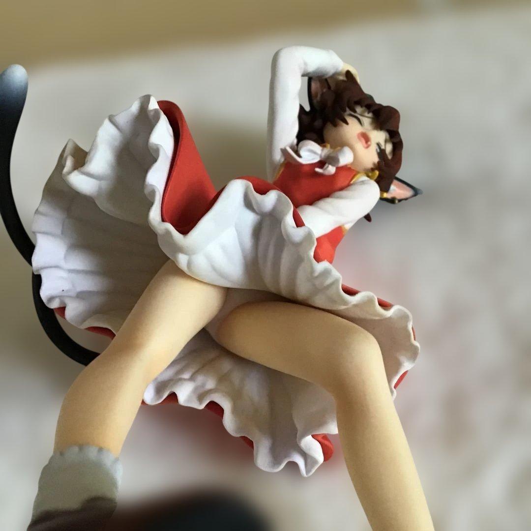 東方project 橙　フィギュアセット　破損あり中古品