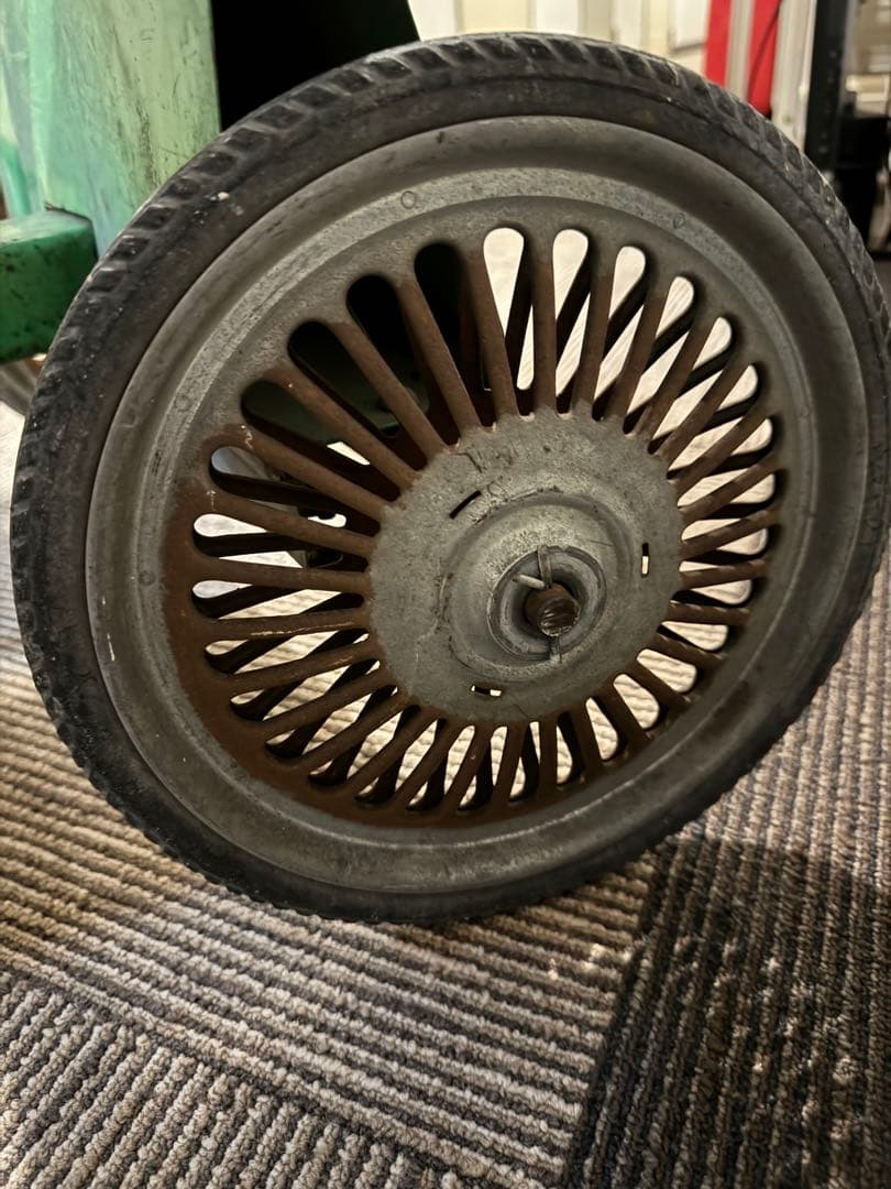 【最終値下/送料込】子供用のカート ブリキ製【レトロ】