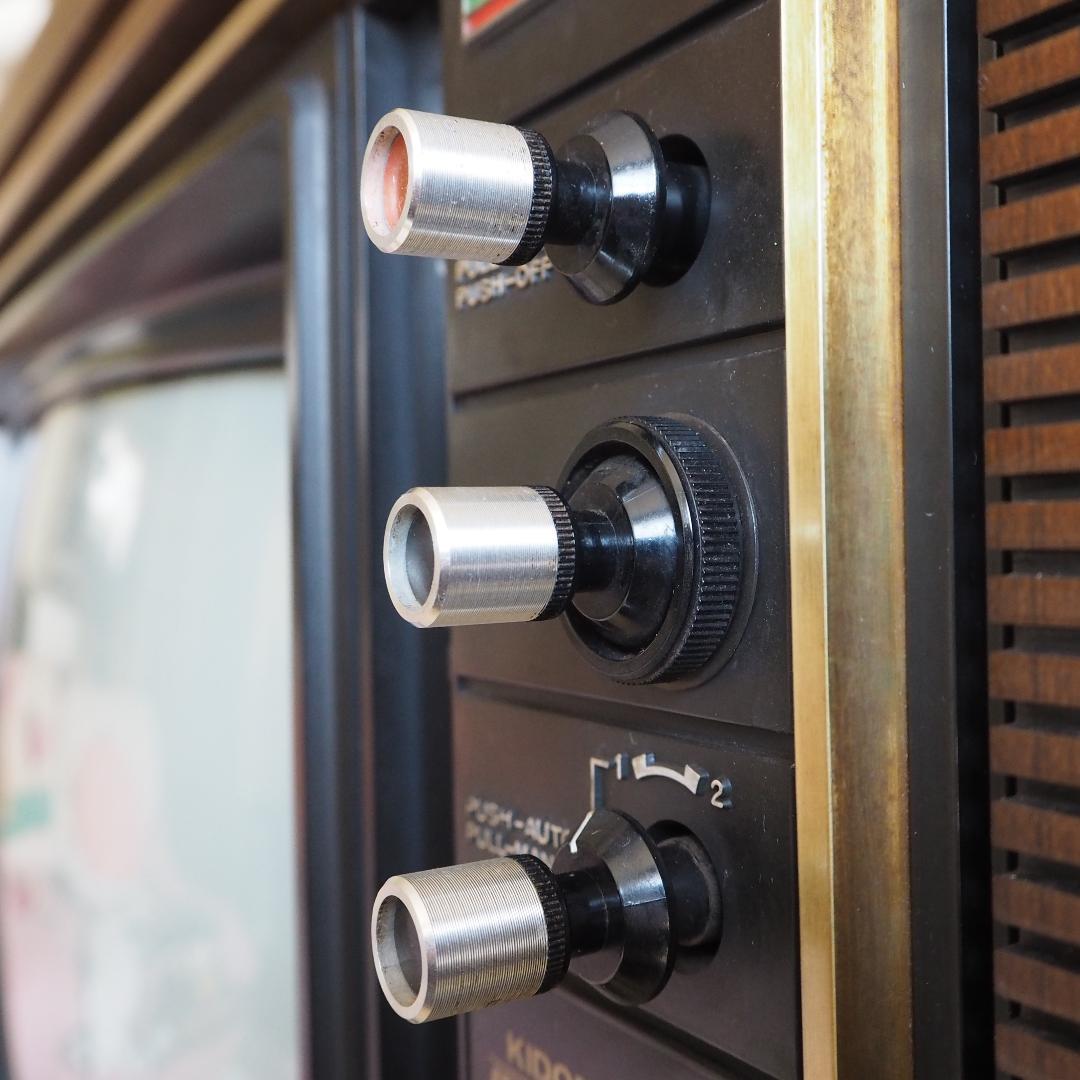 ブラウン管テレビ 日立 昭和レトロ アンティーク ビンテージ 古家具 飾り棚