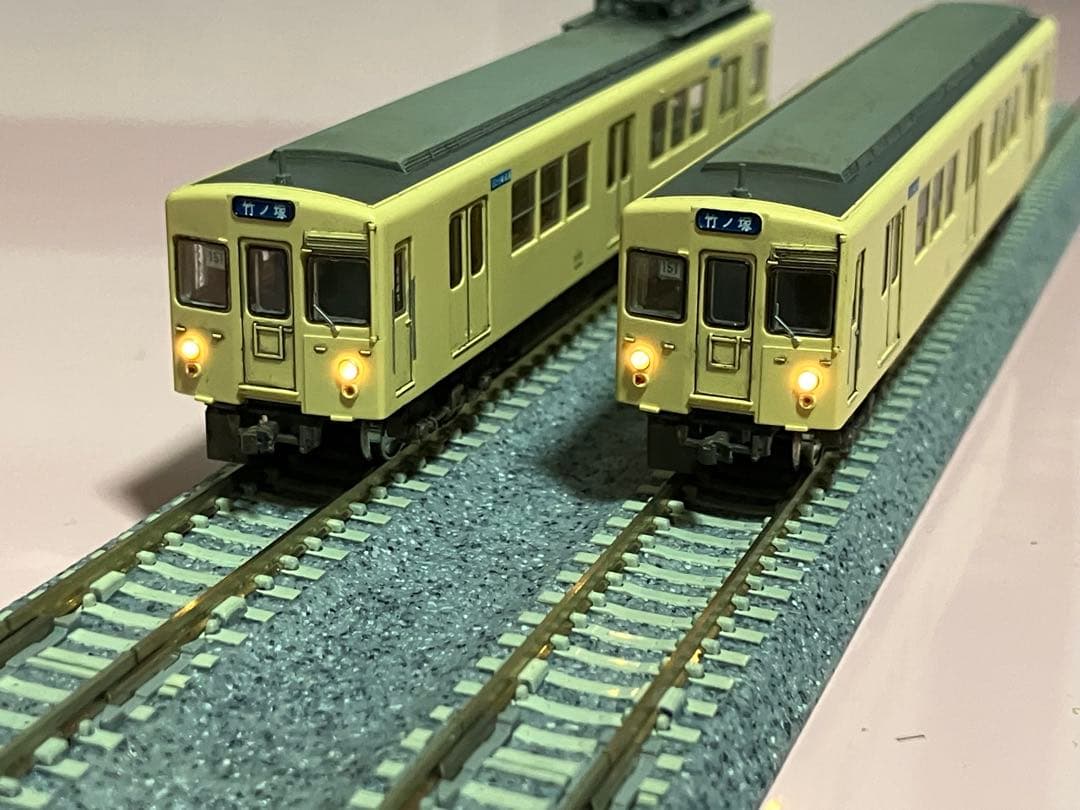 鉄コレ　東武2000系　ライト点灯　コアレスモーター