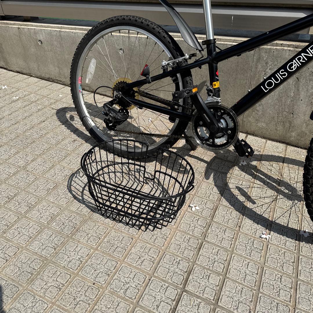 ルイガノ　24インチ　子ども用　自転車　黒