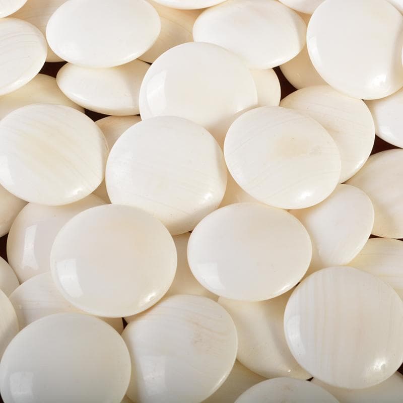 囲碁　碁石　本蛤碁石　那智黒碁石　碁笥　一套　30号8㎜　時代箱　MR7235B