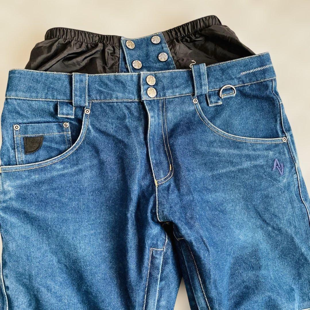AA HARDWEAR ダブルエー　スノボウェア　リアルデニム　M ユニセックス