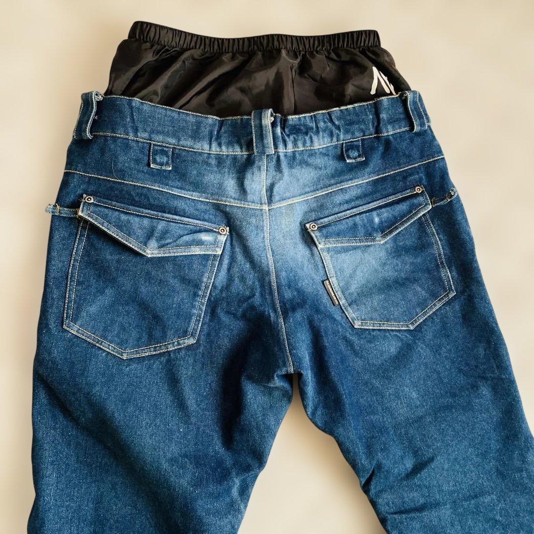 AA HARDWEAR ダブルエー　スノボウェア　リアルデニム　M ユニセックス