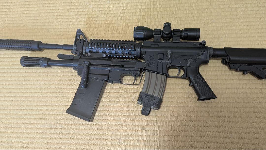【ジャンク品】東京マルイ SOPMOD m4 スコープ付き