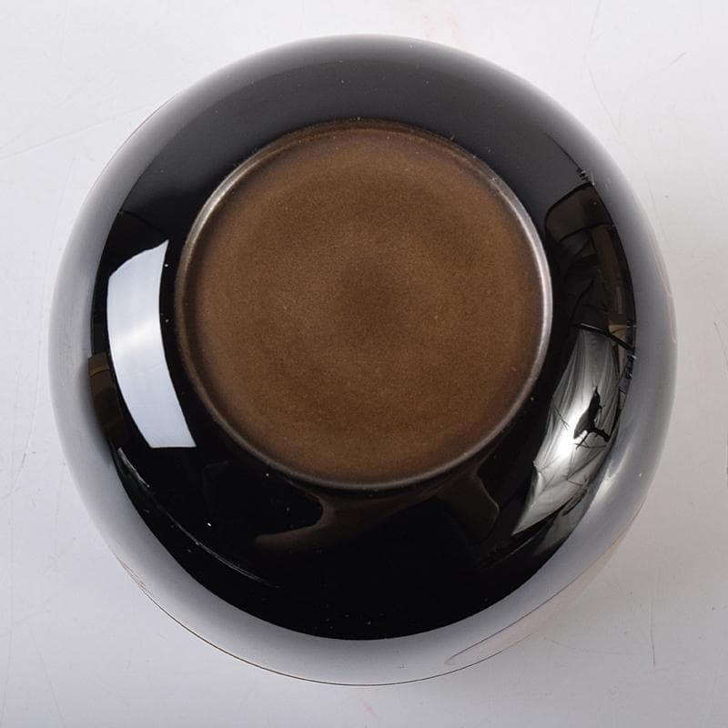 さすがのまみ　坂本照雄作　六瓢蒔絵　内銀留　棗　共布共箱　F　R7951