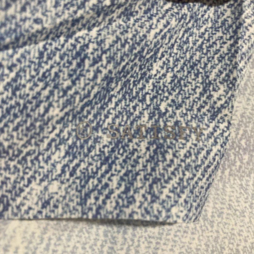 satisfy / ピースシェル デニム転写ランニングショーツ Mサイズ