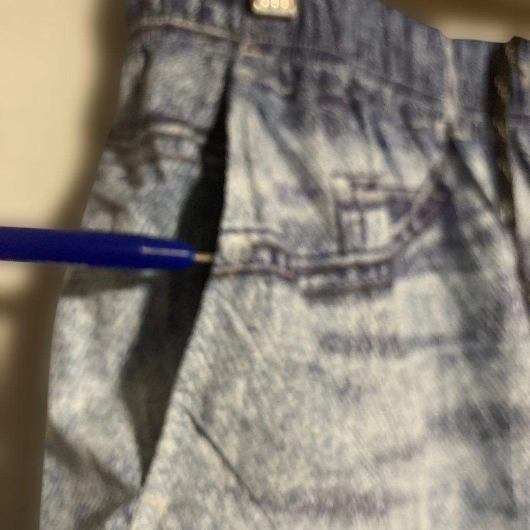 satisfy / ピースシェル デニム転写ランニングショーツ Mサイズ