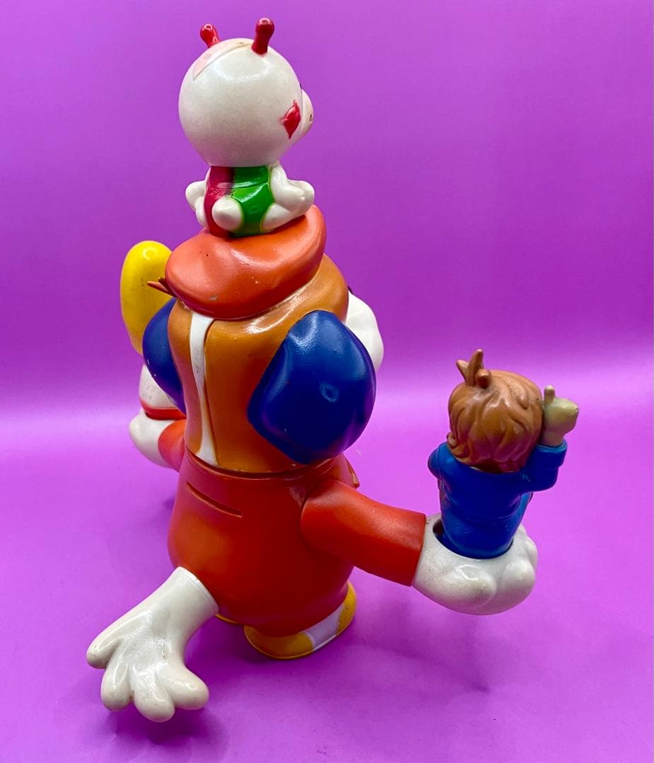 ポールのミラクル大作戦 ソフビ人形貯金箱 マグネット式脱着 良い状態の希少品