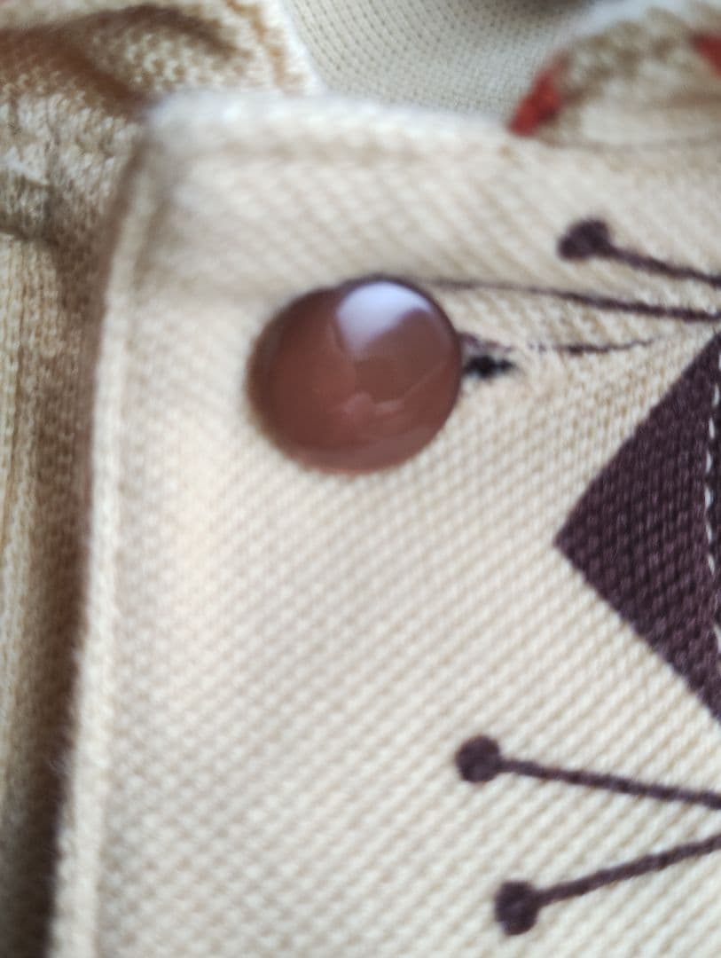 スターオブハリウッド 日本製 半袖 ポロシャツ L イエロー系 鹿の子 メンズ