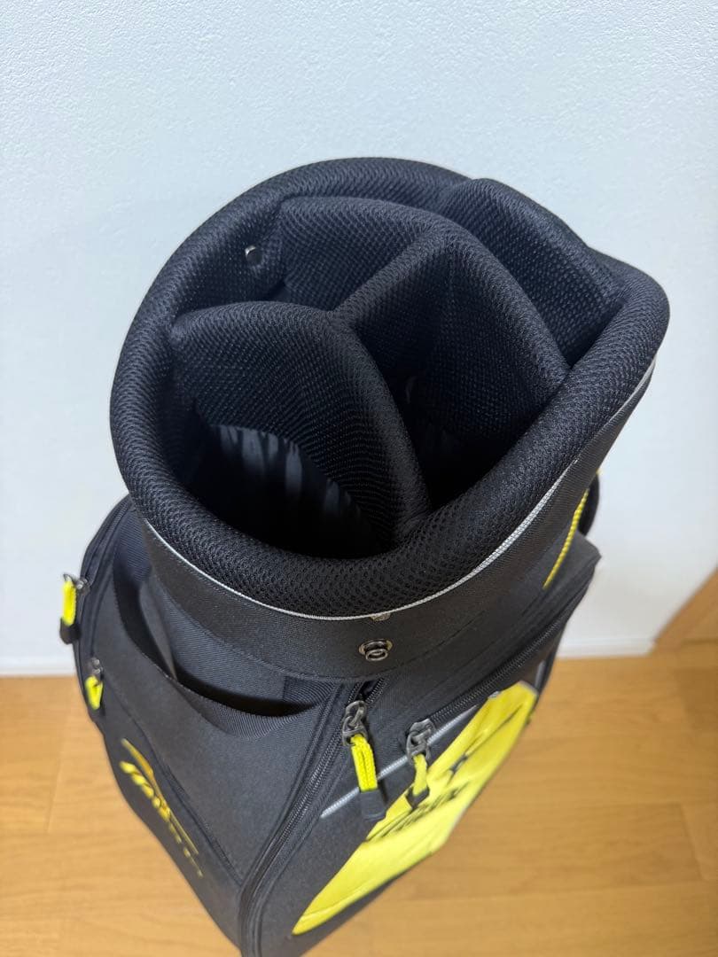 MIZUNOGOLF ミズノゴルフバック　イエロー✖︎ブラック新品未使用タグ付き⭐︎