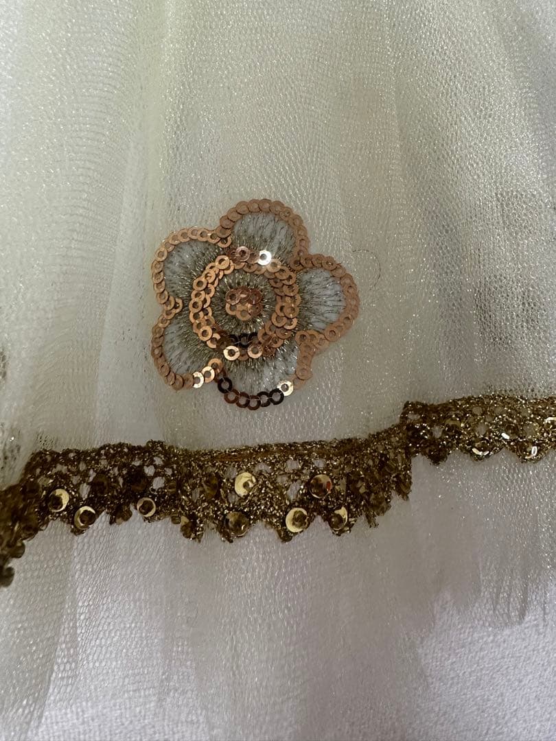 バレエ衣装 クリーム色 チュール スカート