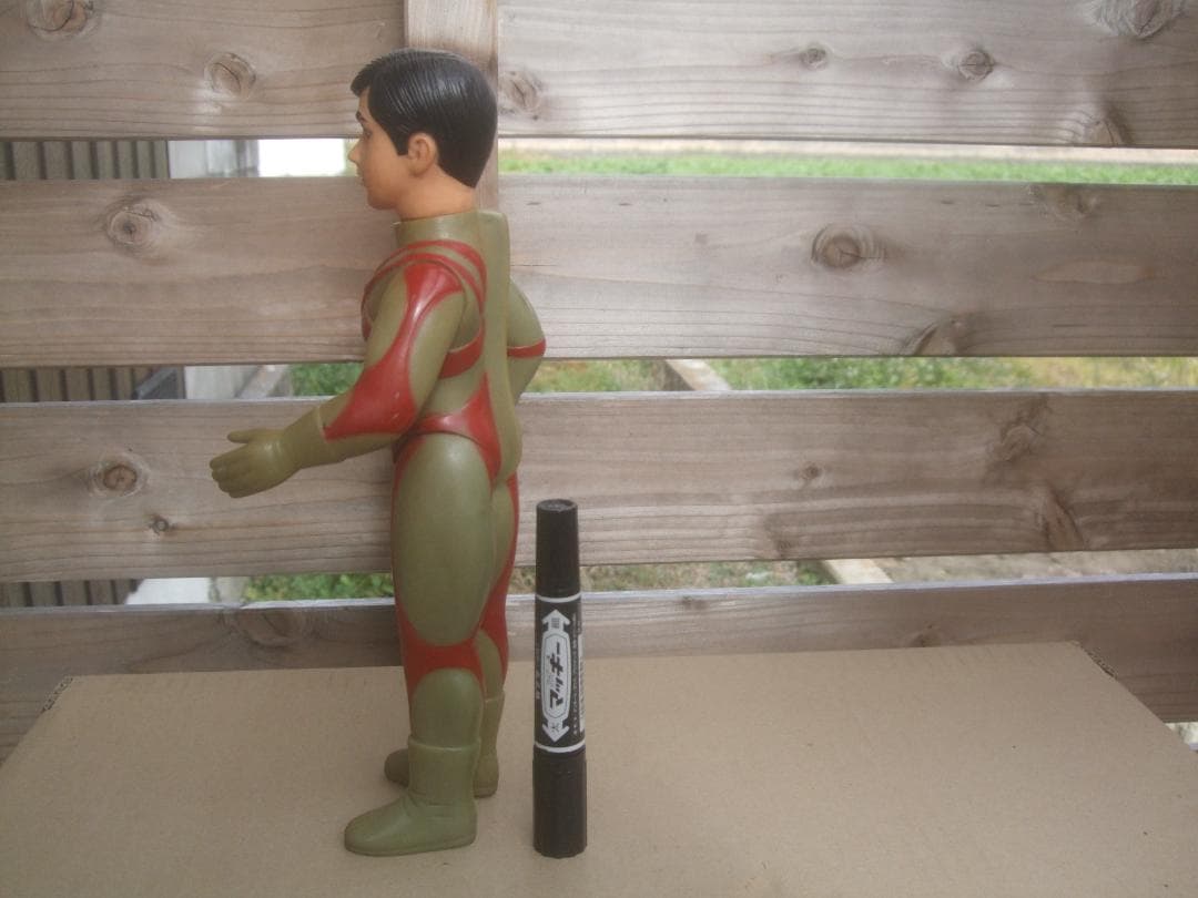 K*1様 ★当時物★ウルトラマンAエース★ソフビ・31㎝★ブルマァク 円谷プロ