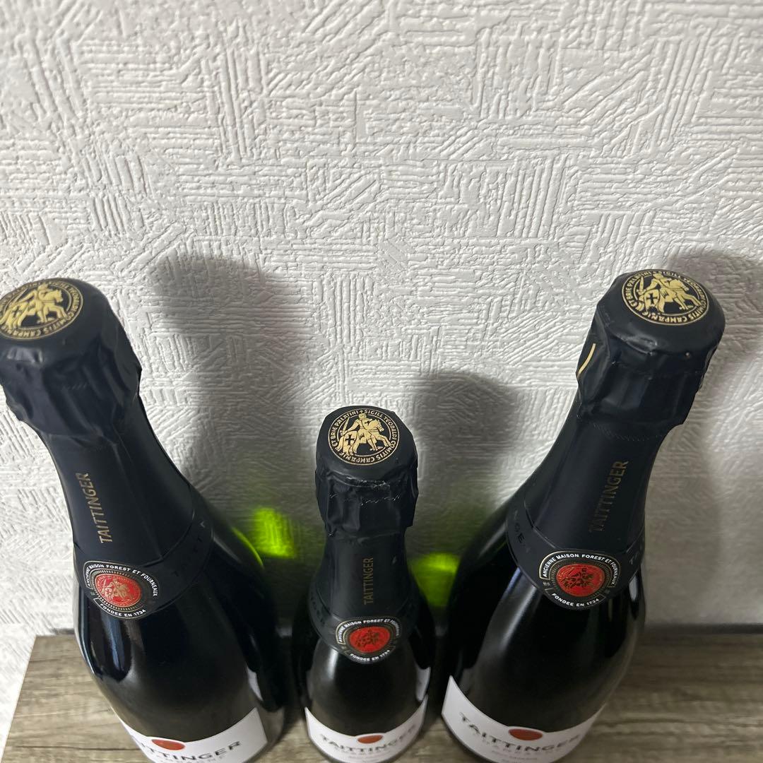 慈雨Taittinger シャンパン 3本セット