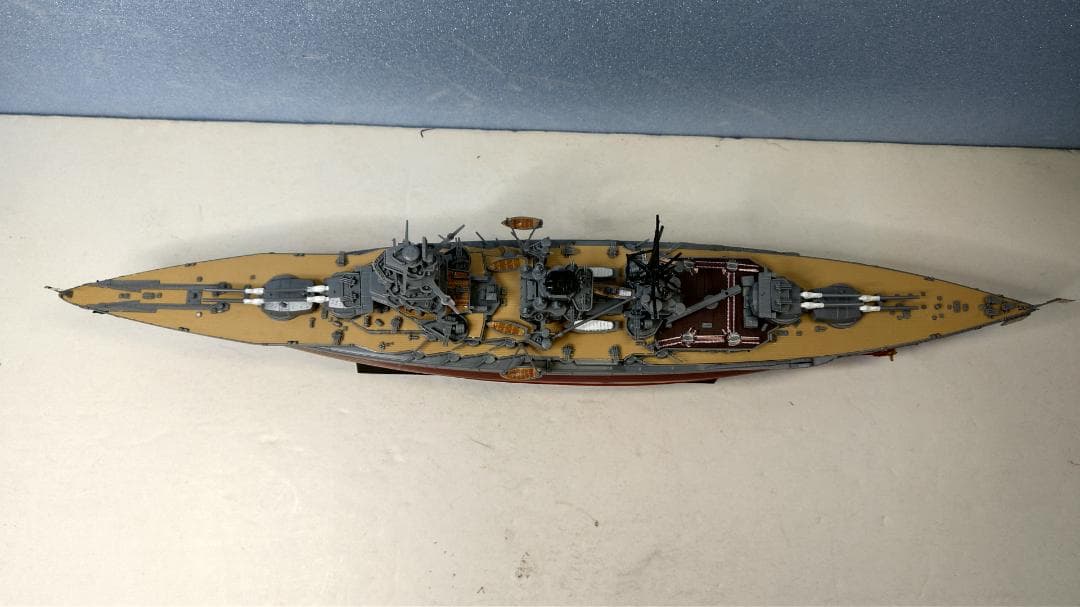 1/700 日本海軍戦艦・長門（完成品）、搭載機 2機