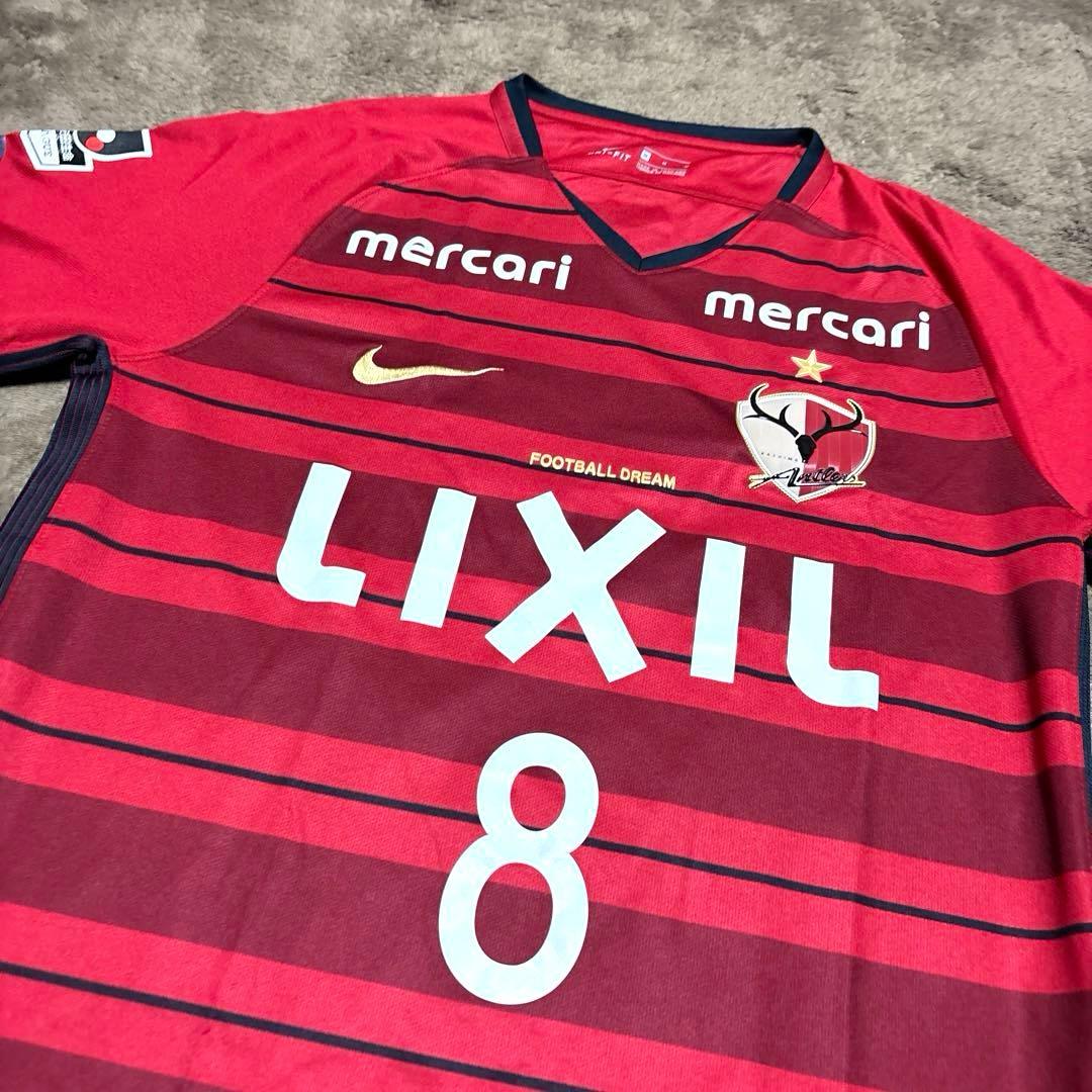 【美品】鹿島アントラーズ 土居聖真 背番号8 2018 ホーム ナイキ Mサイズ