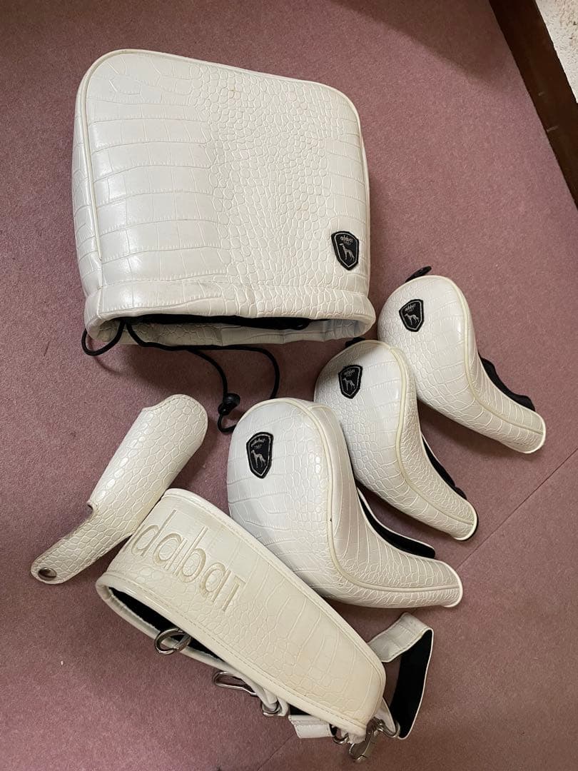 adabat クロコ型押し ゴルフバッグ