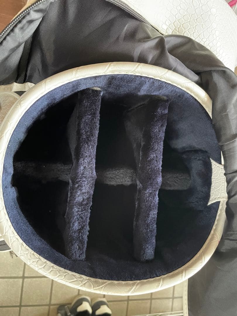 adabat クロコ型押し ゴルフバッグ