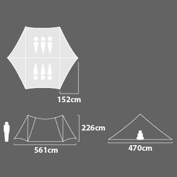 新品☆NEMO HEXALITE LE 6P ニーモヘキサライトLE 6P