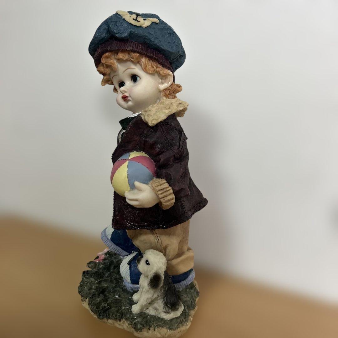 自宅保管品　美品　アンティーク　男の子女の子　人形　ドール　置物