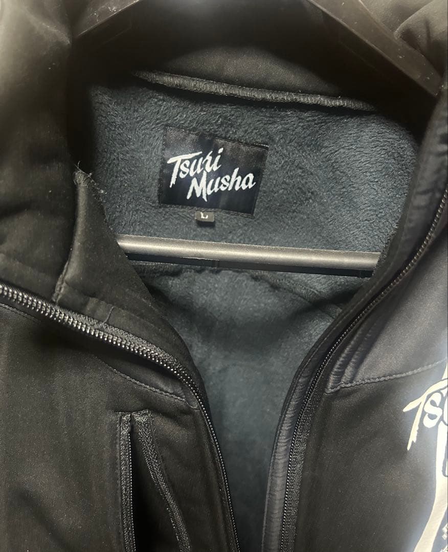 Tsuri Musha ブラック フィッシングジャケット L
