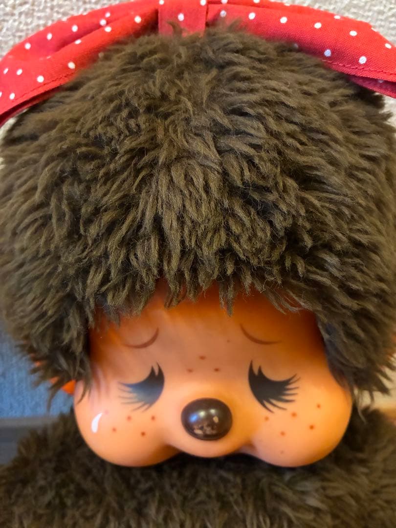 大きな　モンチッチ　青い目 昭和レトロ　1974 セキグチ　レア　希少