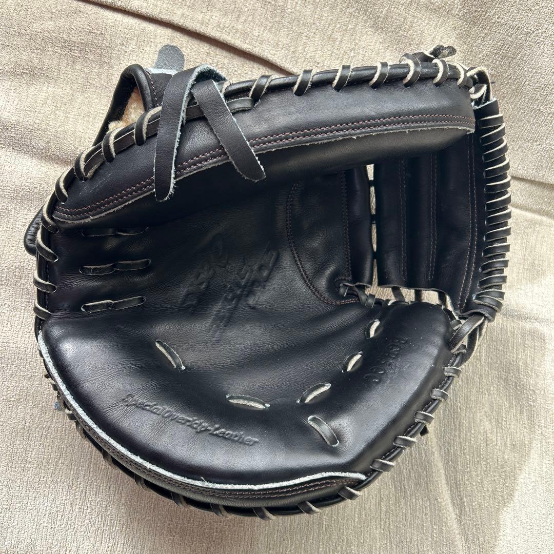 Asics 硬式キャッチャーミットブラック