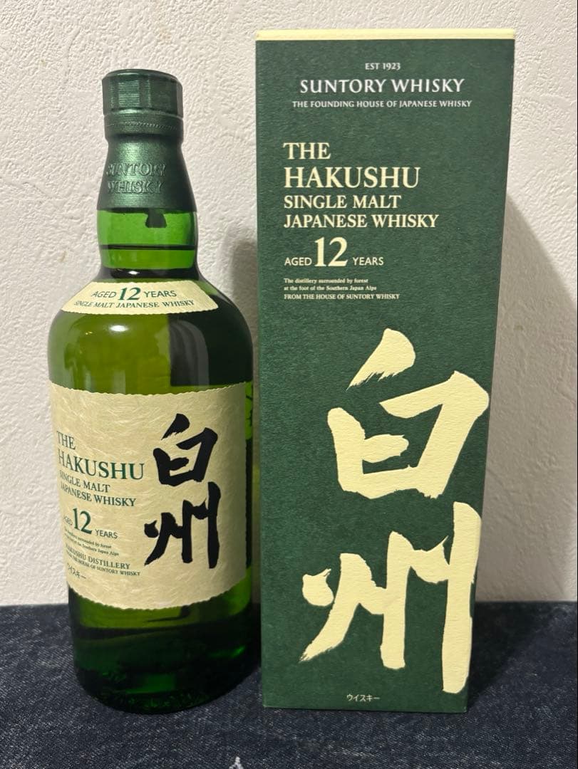 サントリー 白州12年 シングルモルトウイスキー SUNTORY 新品未開栓