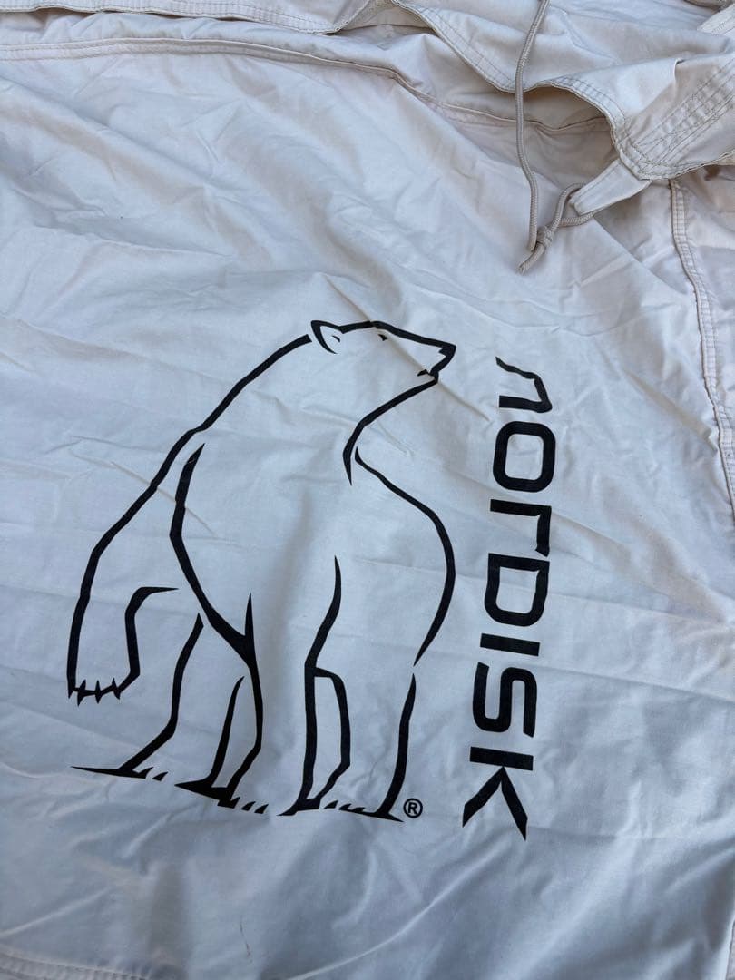 美品 ノルディスク アスガルド ジップインフロアーセットセット 薪ストーブ加工