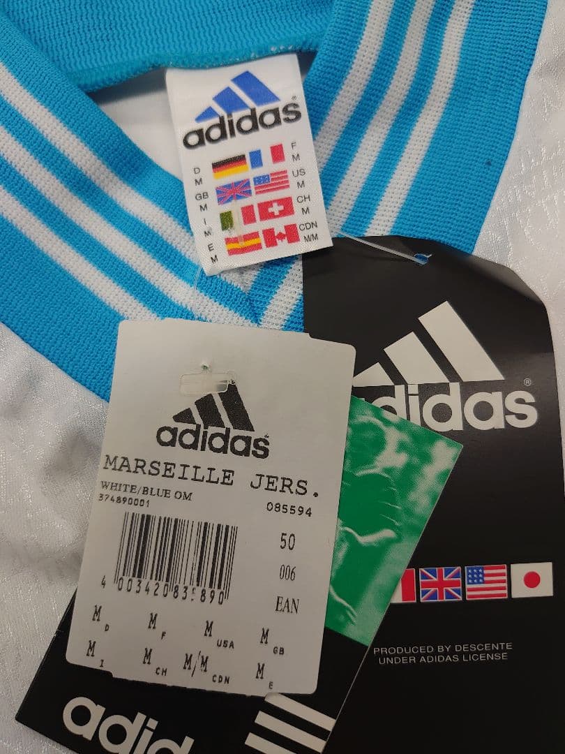 96/97 マルセイユ ホーム半袖 ユニフォーム新品未使用タグ付き