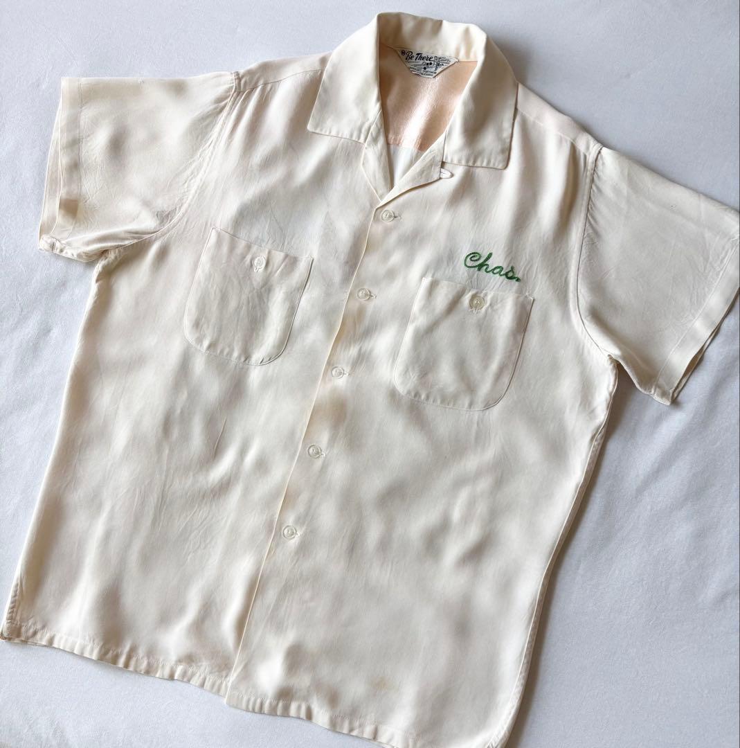 50’s〜60's USA製 ヴィンテージ Be There ボーリングシャツ