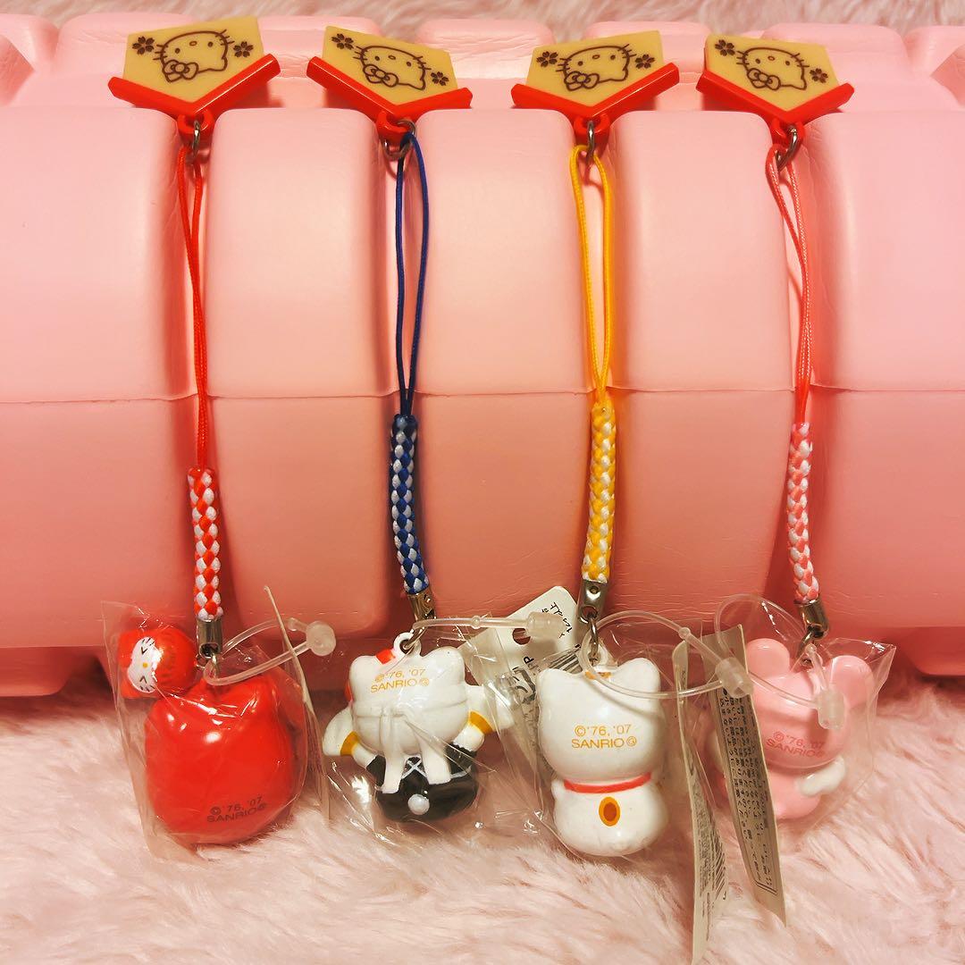 希少レア　ハローキティ　開運祈願　マスコット　鈴　2007 サンリオ　平成レトロ