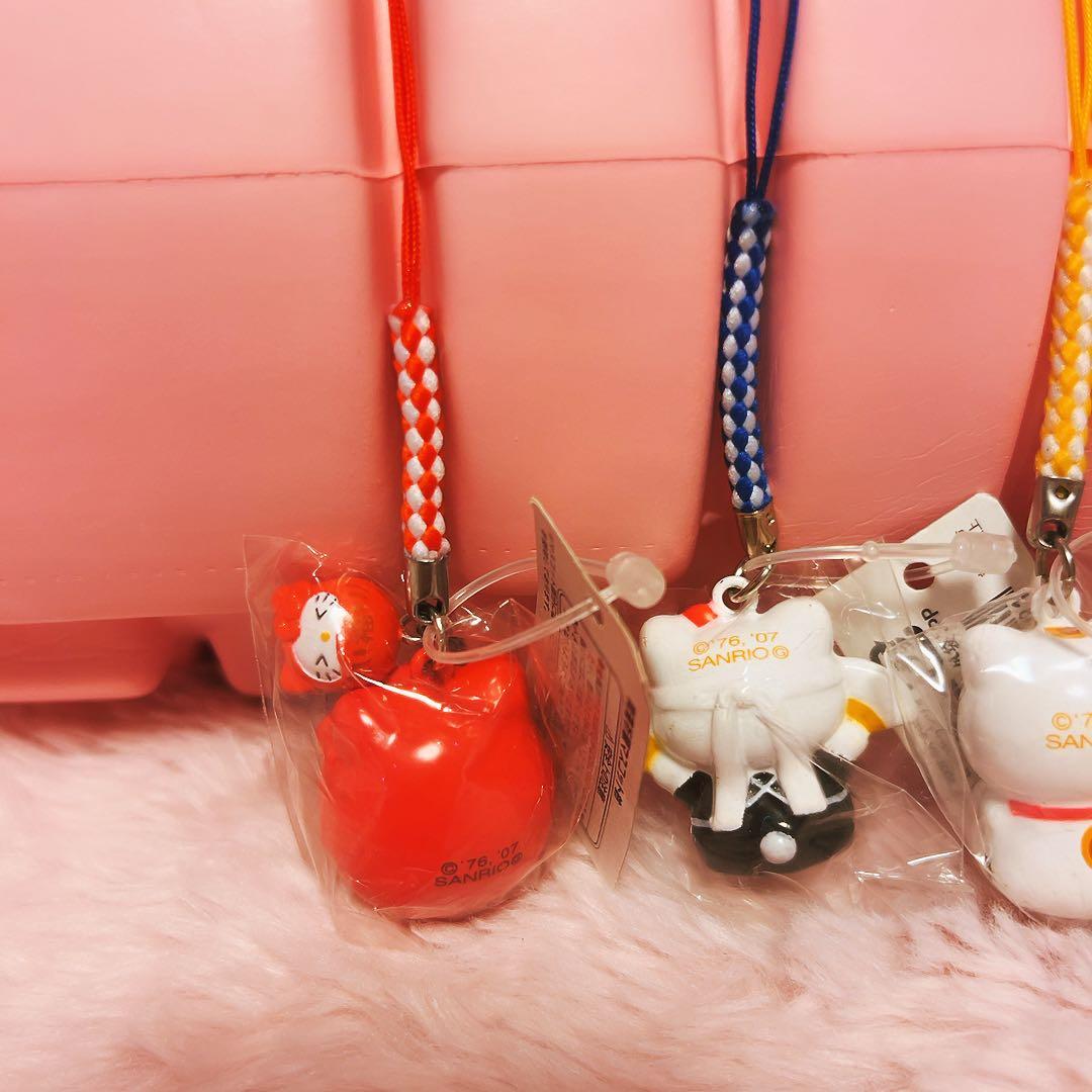 希少レア　ハローキティ　開運祈願　マスコット　鈴　2007 サンリオ　平成レトロ