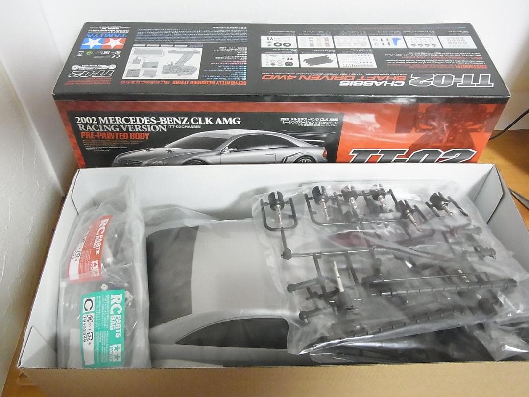 タミヤ　RC　ラジコン　TT-02 メルセデス　ベンツ　CLK　AMG