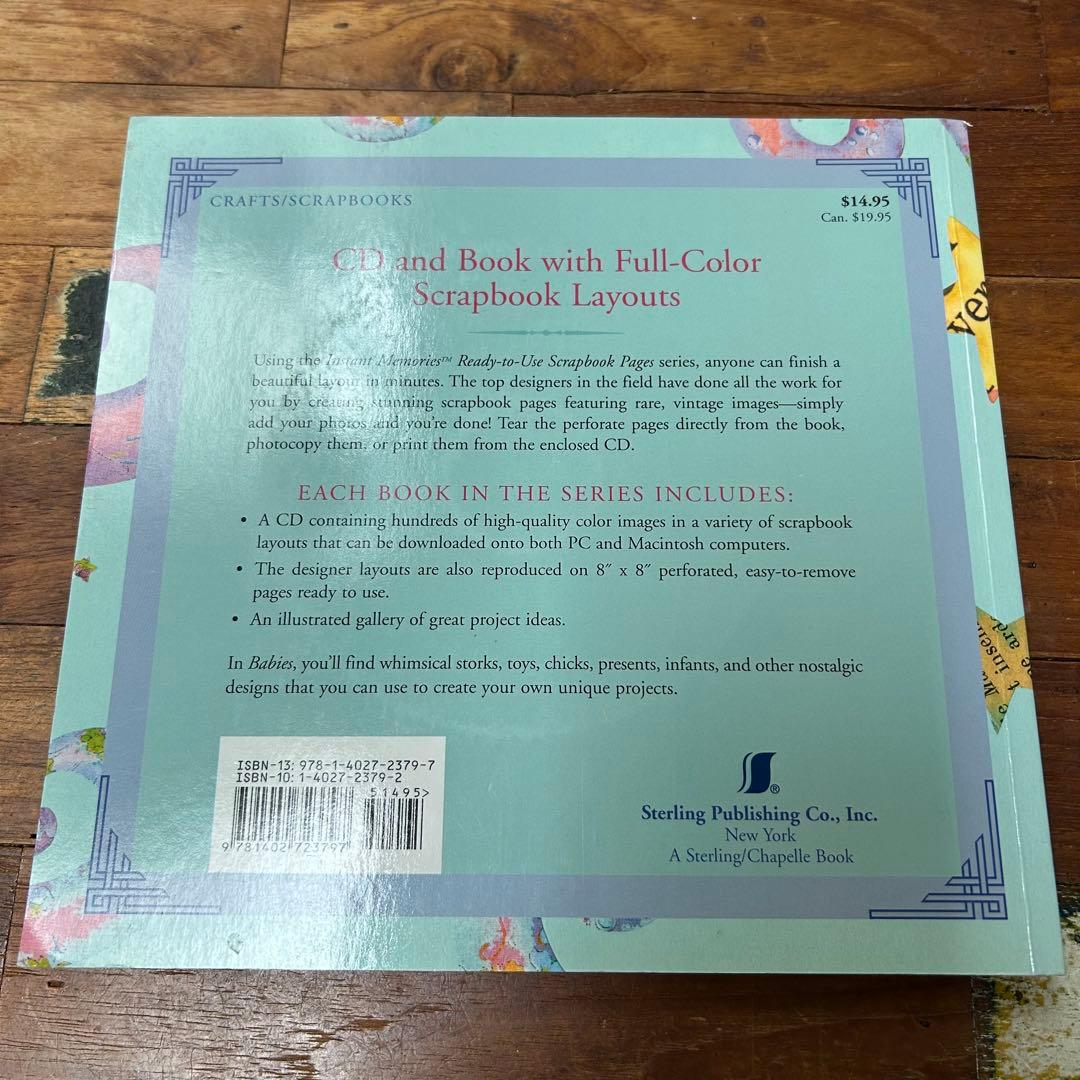 3413：洋書 INSTANT MEMORIES BABIES CD付き