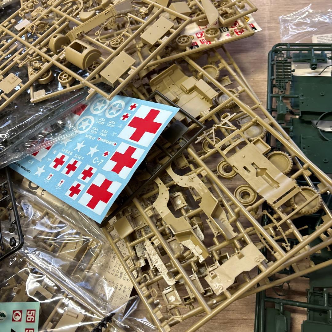 プラモデルパーツセット 1/35スケール100サイズ満タン0123o98