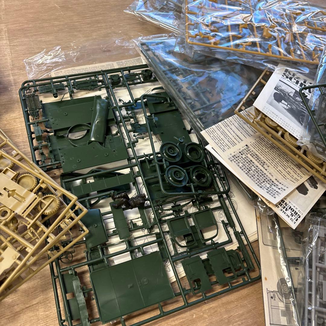 プラモデルパーツセット 1/35スケール100サイズ満タン0123o98