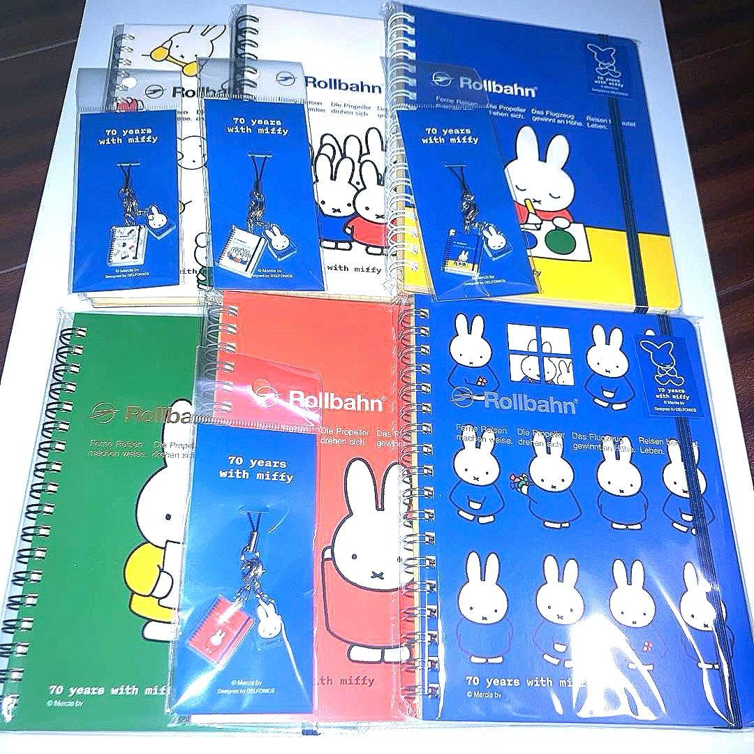 ロルバーン ミッフィー 展 70周年 L 6冊 アクリルチャーム 4個 セット