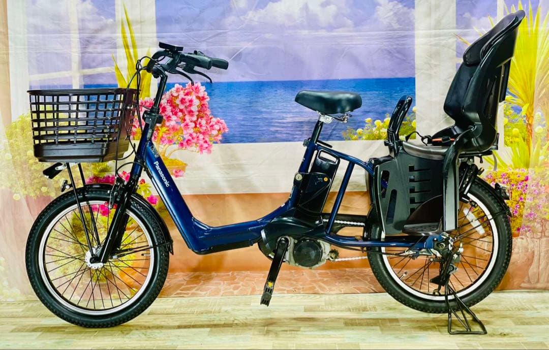 ギュットアニーズ⭐️13AH！パナソニック子供乗せ電動アシスト自転車Y2829