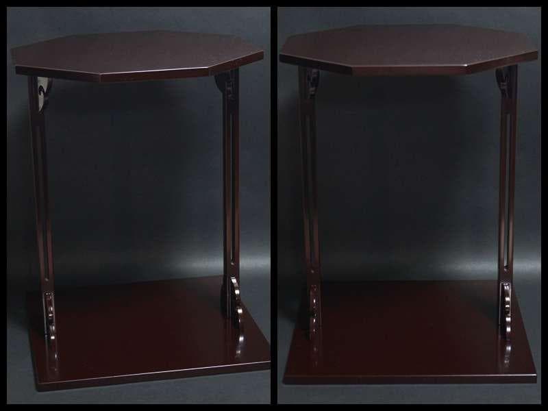 茶道具 指物師 田原一斎造 『寿棚』木製漆塗り溜塗 組立式