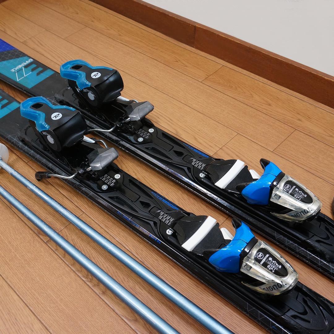 メンテ済 152cm 靴26～26.5cm ROSSIGNOL スキーセット
