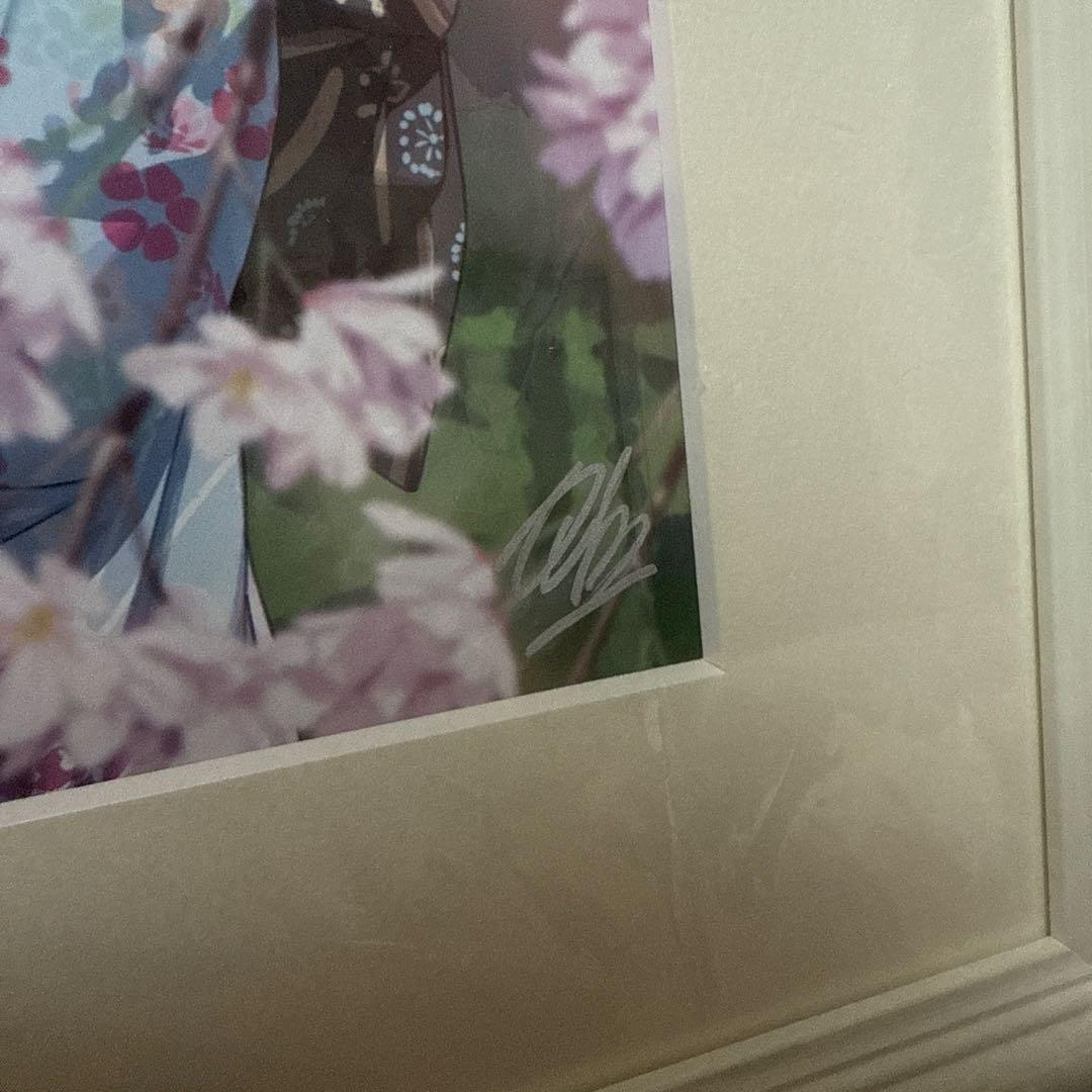 直筆サイン入り カントク 花の時 複製原画