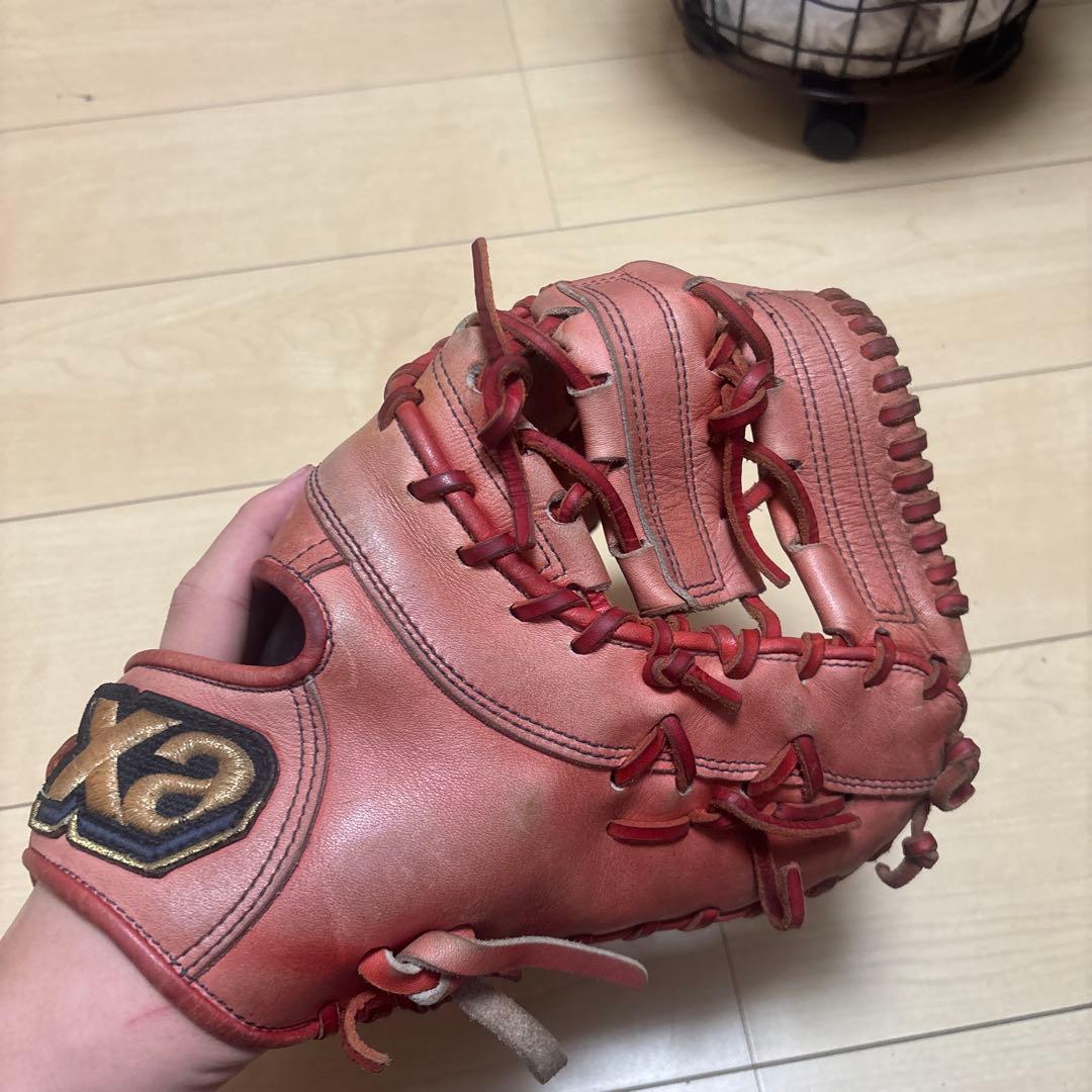 タイムセール 軟式グローブ ファーストミット ザナックス ミズノグローブ袋付き