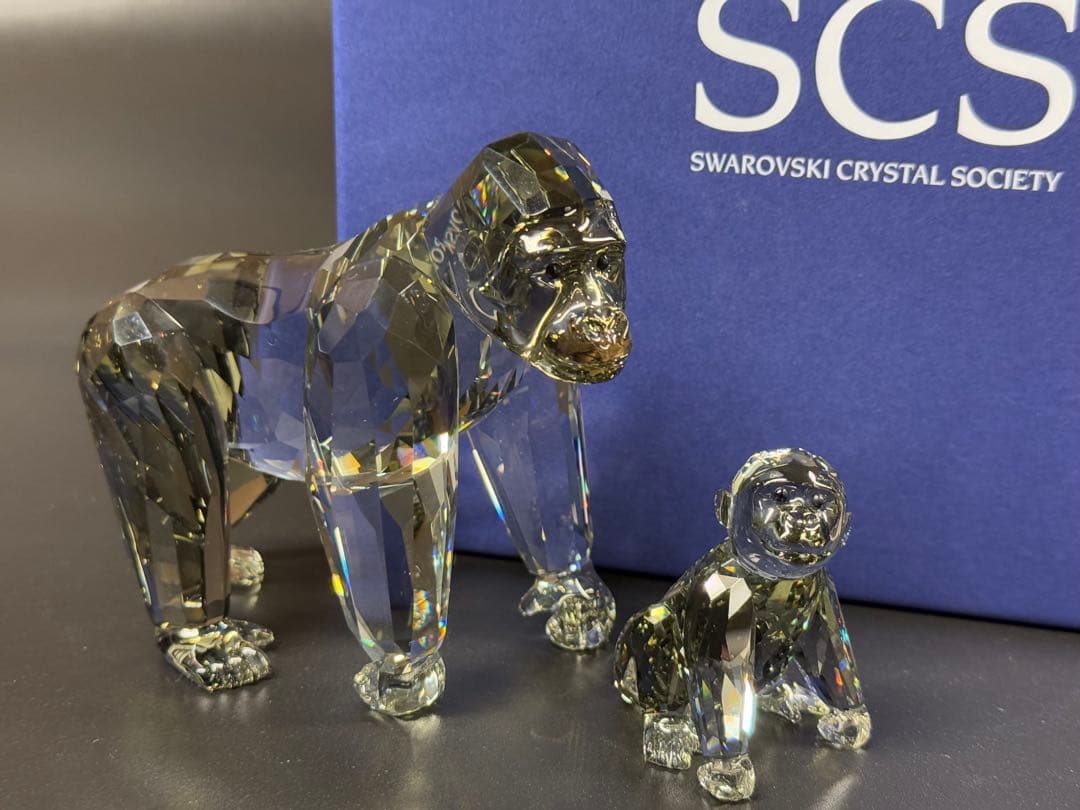 スワロフスキー 2009年 ワイルドライフ 希少な野生動物 ゴリラ SCS限定