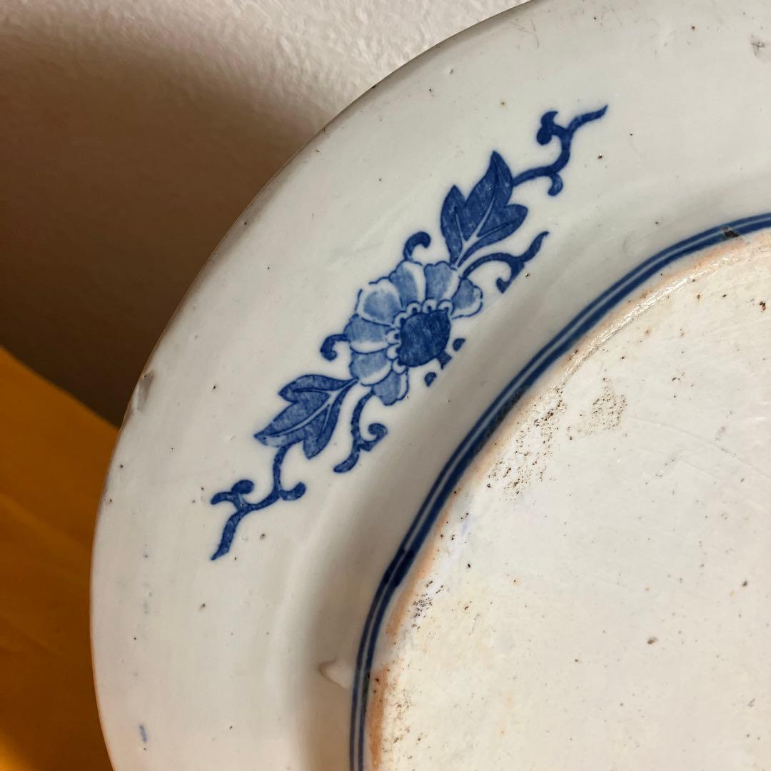 古伊万里　楕円皿　古美術