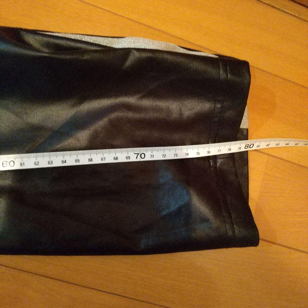 adidas ジャージ　上下セットアップ　黒白光沢　サイズO