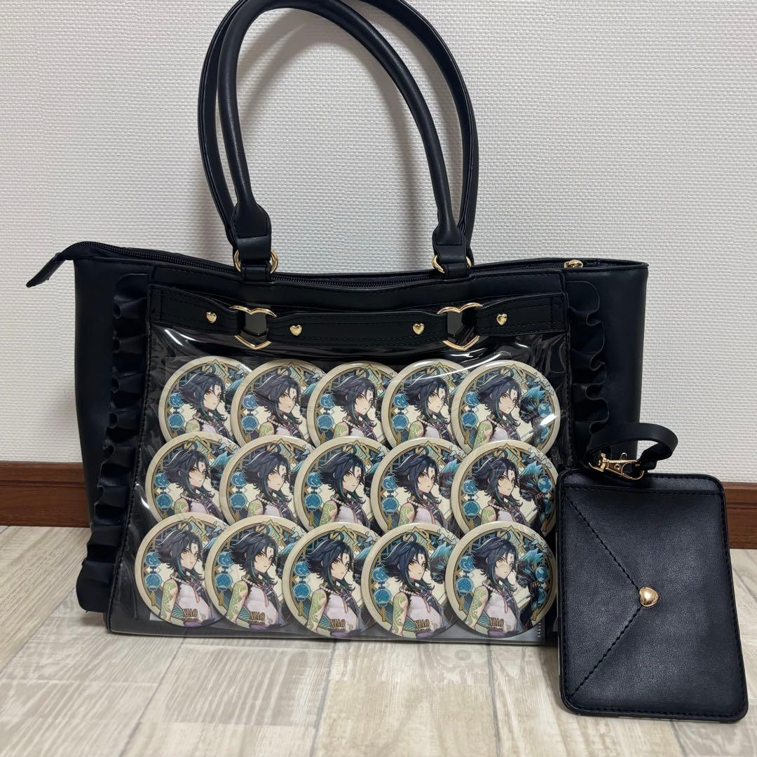 痛バ a4 魈 原神 缶バッジ